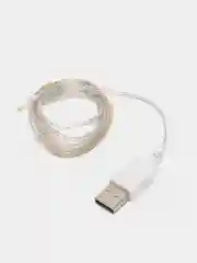 Конфетный гирлянда новогодняя медная светодиодная LED, USB питание, 1 / 2 / 3 / 4 / 5 метра