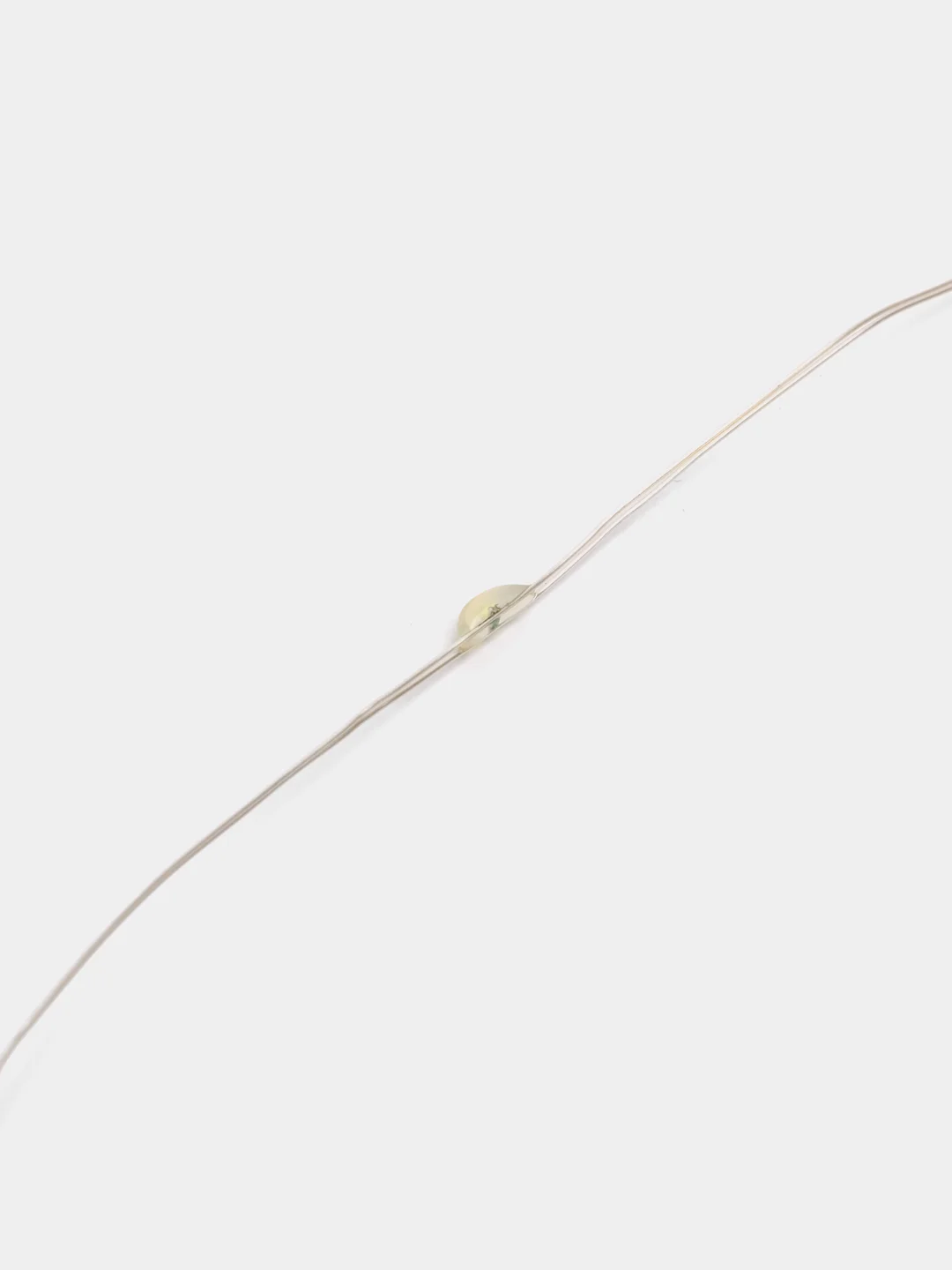 Белый гирлянда новогодняя медная светодиодная LED, USB питание, 1 / 2 / 3 / 4 / 5 метра