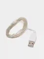 Лимонный гирлянда новогодняя медная светодиодная LED, USB питание, 1 / 2 / 3 / 4 / 5 метра