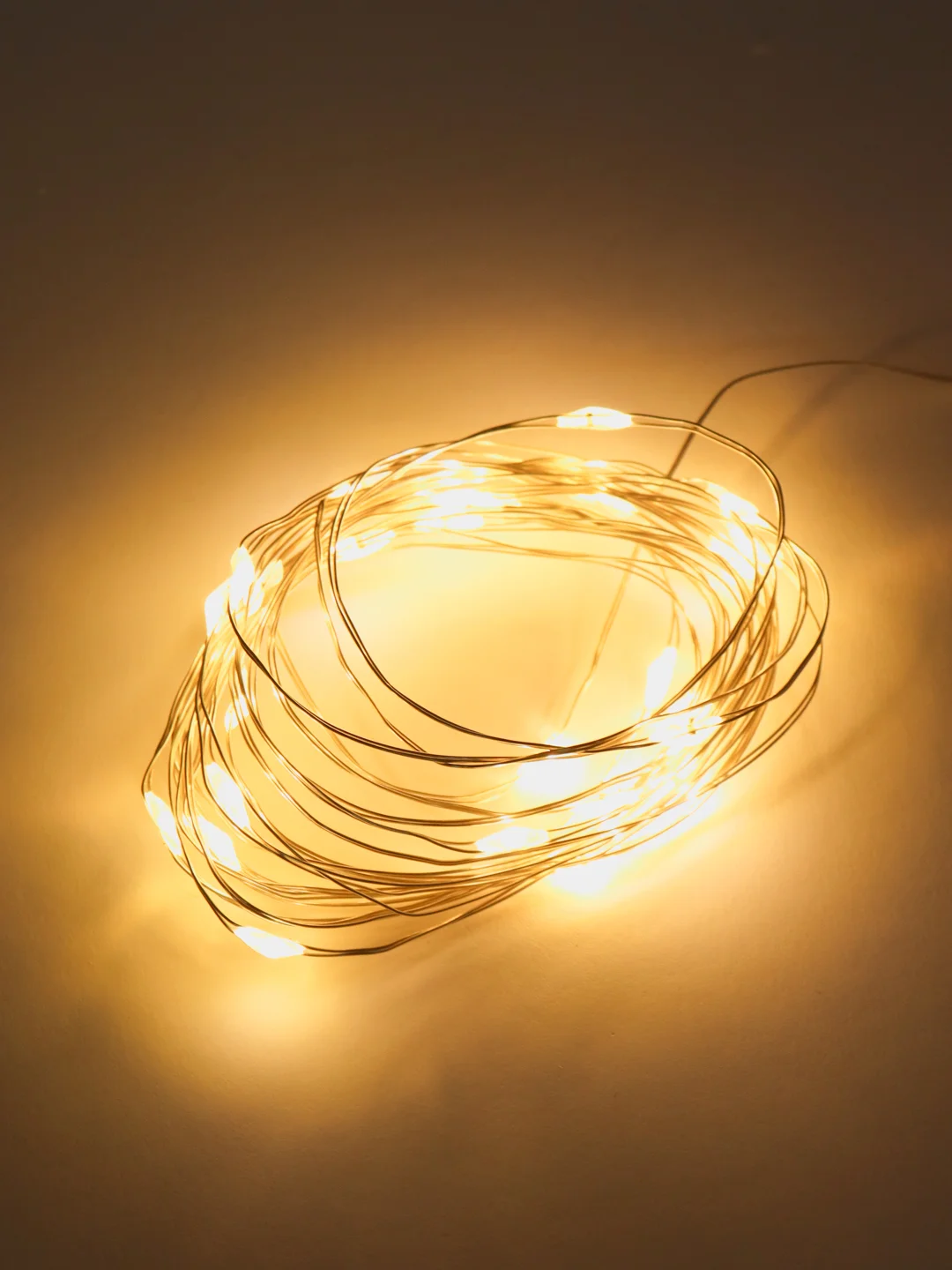 Лимонный гирлянда новогодняя медная светодиодная LED, USB питание, 1 / 2 / 3 / 4 / 5 метра