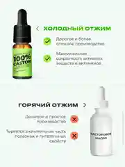 Касторовое масло для роста ресниц и бровей SENTENSLAB, 10 мл