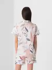 Белый пижама женская с шортами