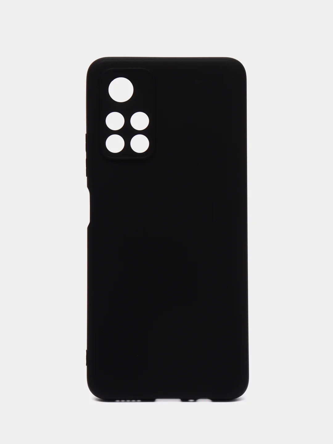 Черный чехол BROSCORP для Xiaomi Poco M4 Pro 5G,тонкий, матовое покрытие, защита вокруг камер
