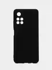 Черный чехол BROSCORP для Xiaomi Poco M4 Pro 5G,тонкий, матовое покрытие, защита вокруг камер