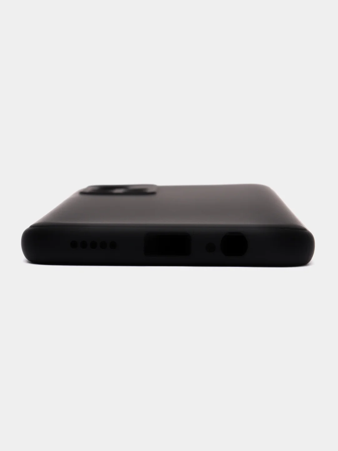 Черный чехол BROSCORP для Xiaomi Poco M4 Pro 5G,тонкий, матовое покрытие, защита вокруг камер