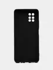 Черный силиконовый чехол BROSCORP для Infinix Note 10 Pro матовый тонкий, бортик вокруг камер