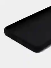 Черный силиконовый чехол BROSCORP для Infinix Note 10 Pro матовый тонкий, бортик вокруг камер