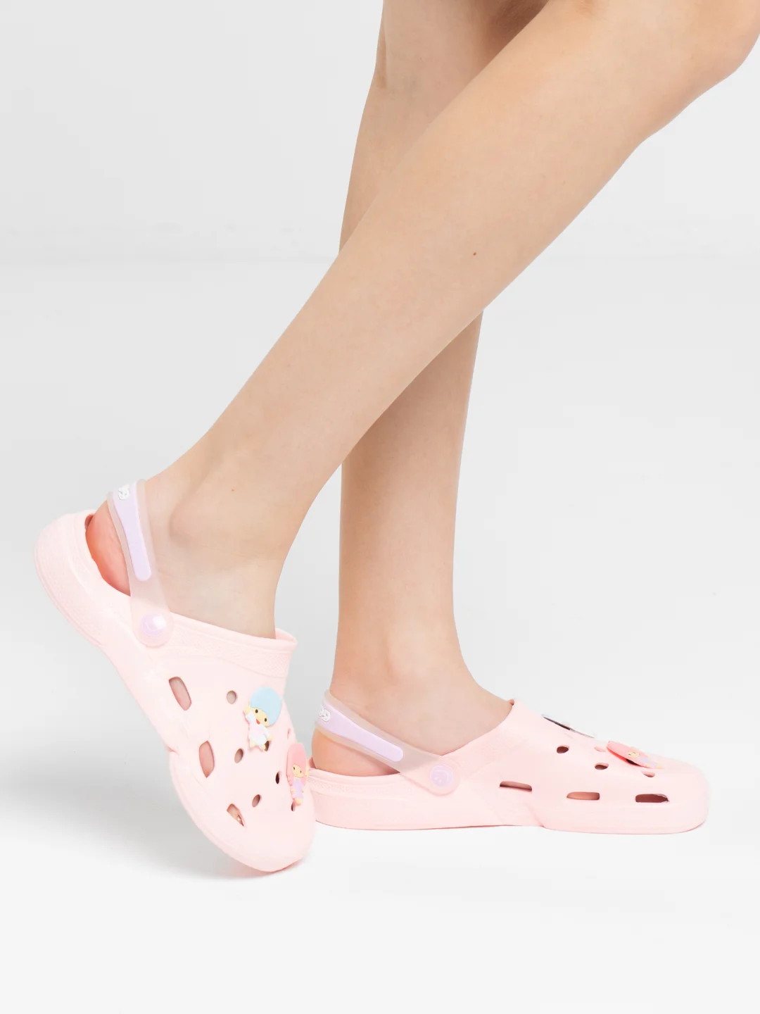 Розовый сабо женские IZI, размеры 36-41
