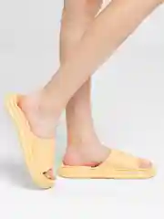 Желтый сланцы мужские, сланцы женские IZI, размеры 36-45