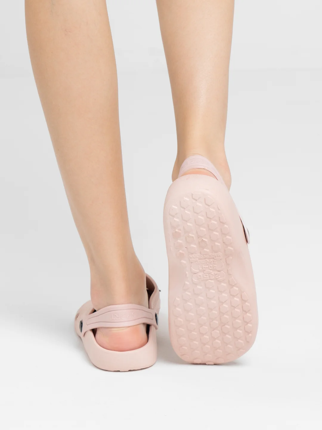 Розовый сабо женские IZI, размеры 36-41