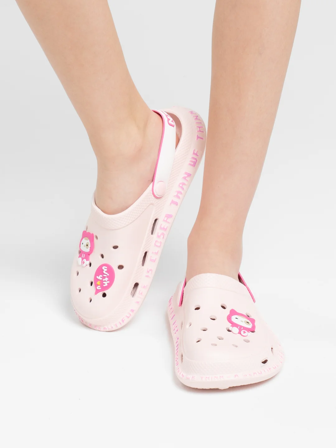 Розовый сабо женские IZI, размеры 37-40