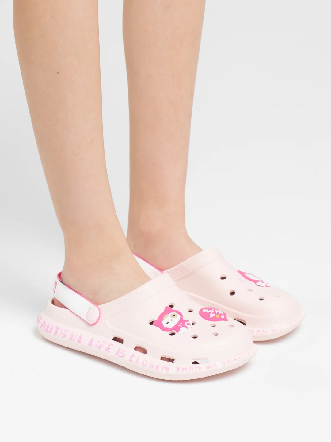 Розовый сабо женские IZI, размеры 37-40