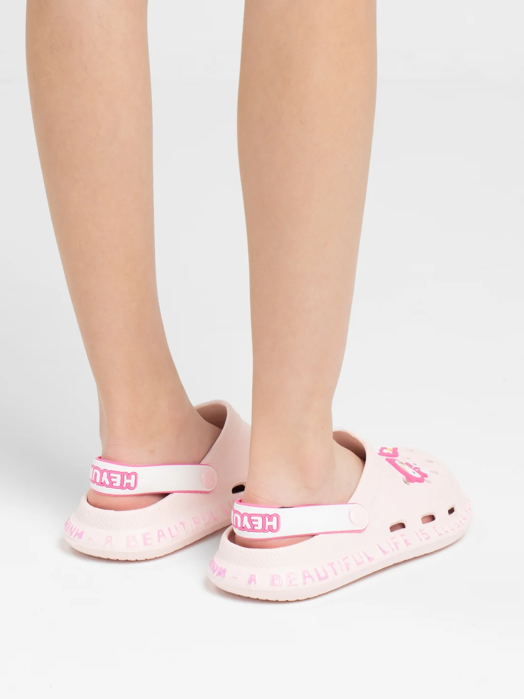 Розовый сабо женские IZI, размеры 37-40