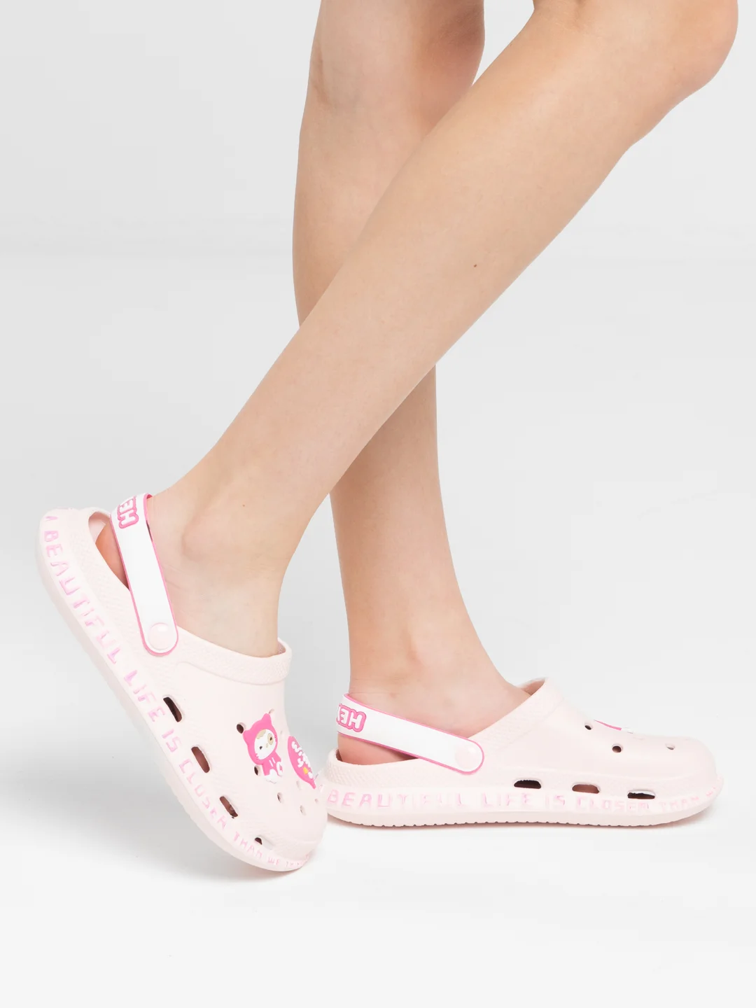 Розовый сабо женские IZI, размеры 37-40