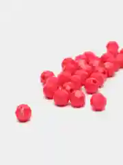 Красный новогодняя игрушка Lori "Плетение из бусин", разные дизайны