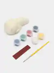 Белый новогоднаяя Игрушка-раскраска Lori 3D Art, дизайн на выбор