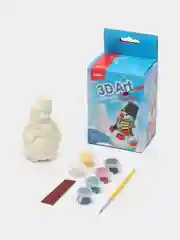Белый новогоднаяя Игрушка-раскраска Lori 3D Art, дизайн на выбор