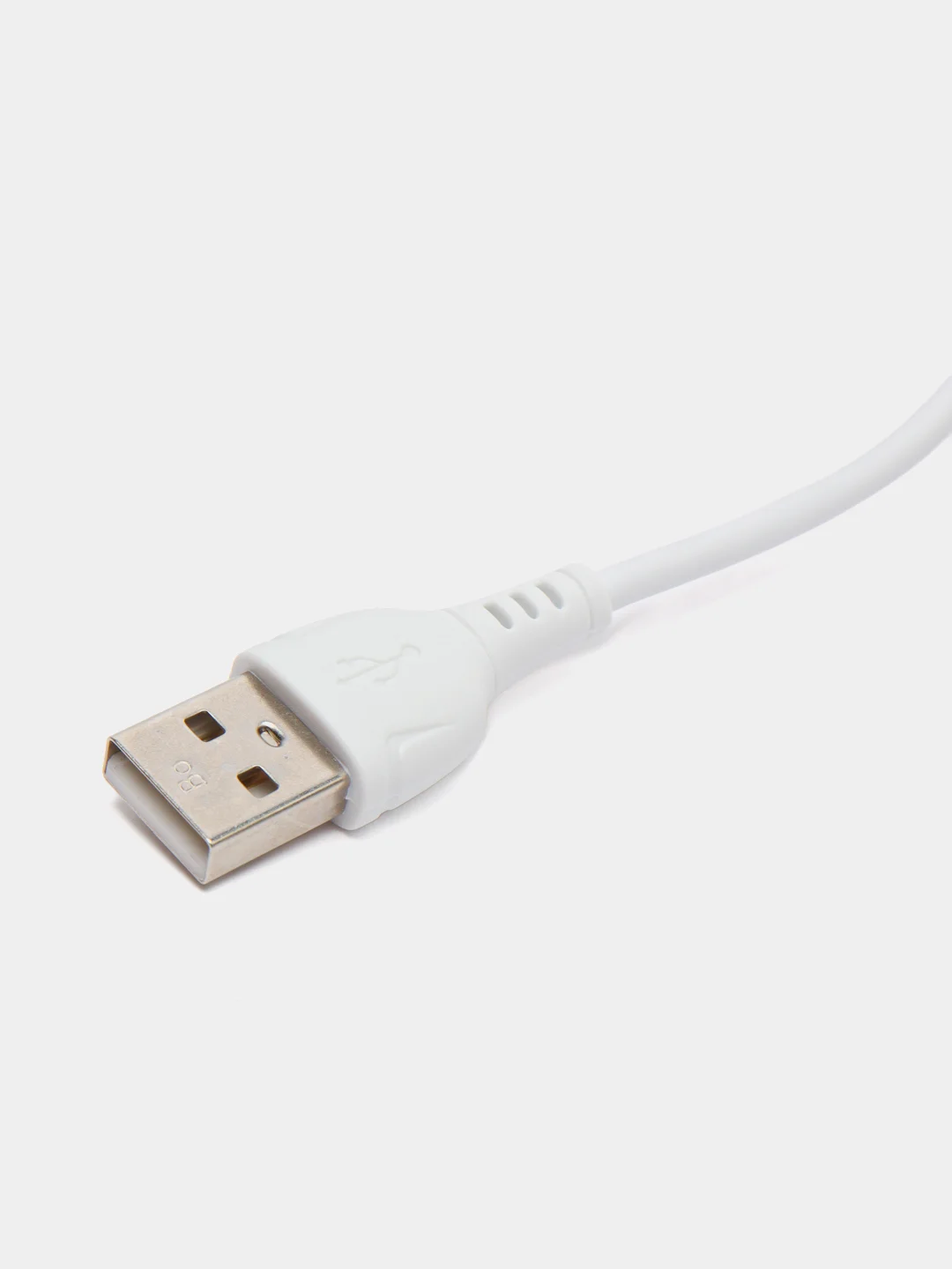 Белый кабель для зарядки BOROFONE (1m, Micro-USB/Type-C/Lightning) для Android и Apple iPhone