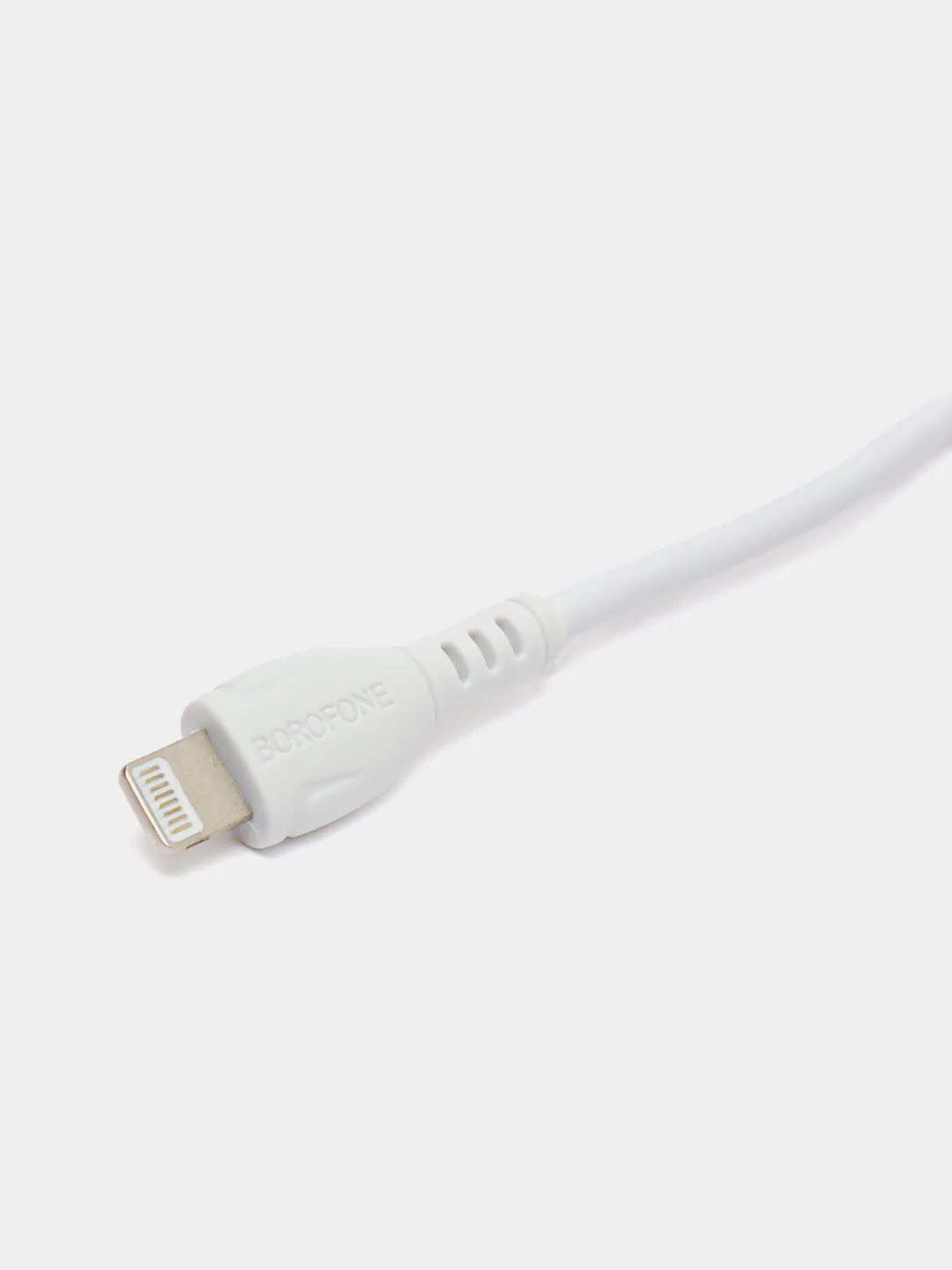 Белый кабель для зарядки BOROFONE (1m, Micro-USB/Type-C/Lightning) для Android и Apple iPhone