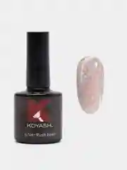 Золотой цветная камуфлирующая база для ногтей маникюра, гель лака "KOYASH" с поталью