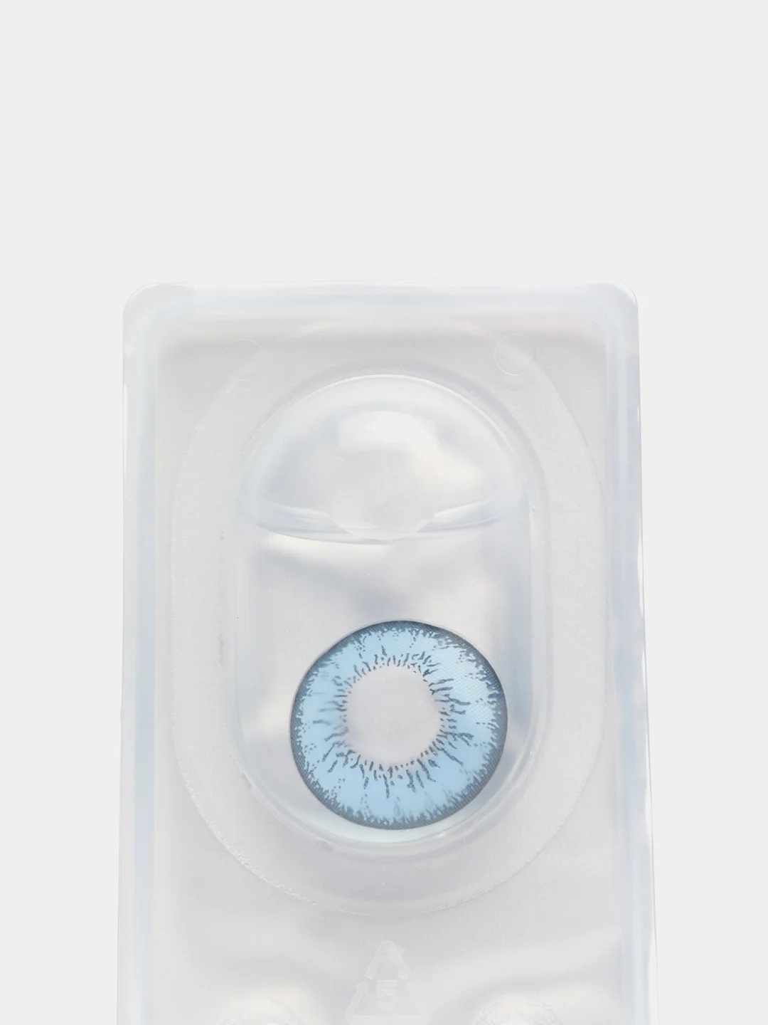 Цветные контактные линзы Kara Blue, без диоптрий 0.00