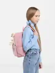 Розовый детский рюкзак