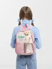 Розовый детский рюкзак