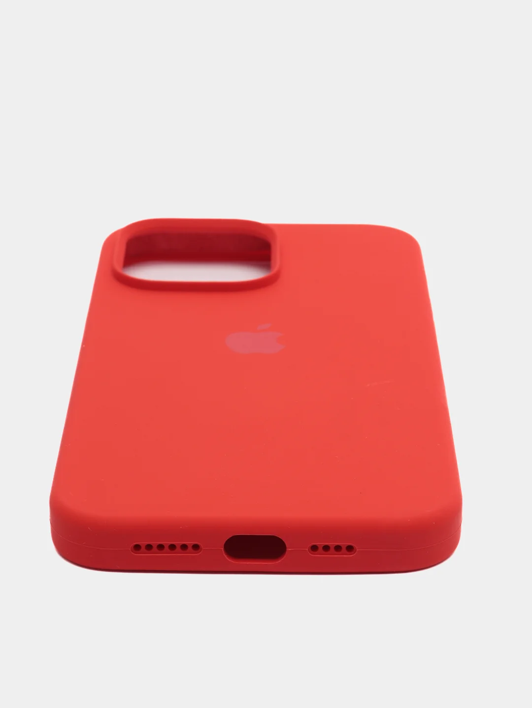 Красный чехол iPhone, Айфон 11, 13, 14, 15, Про Макс, Pro Max, силиконовый Silicone Case