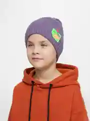 Фиолетовый шапка детская, на подкладе