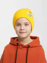 Желтый шапка детская, на подкладе
