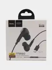 Черный проводные вакуумные наушники Hoco M1 Pro, Type-C разъём, длина 1,2 м