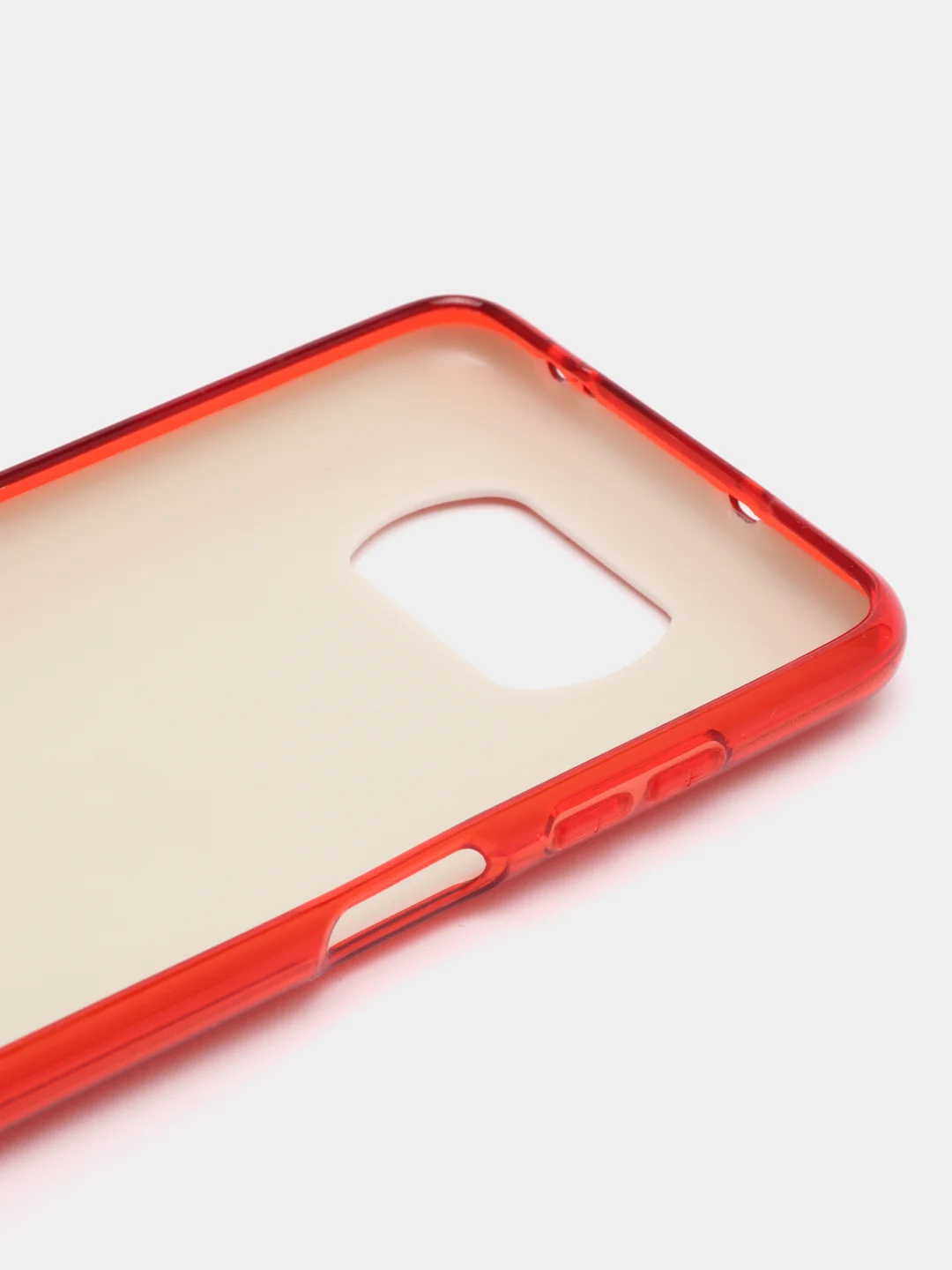 Красный силиконовый с блестками усиленный чехол XIAOMI Poco x3