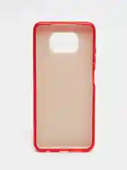 Красный силиконовый с блестками усиленный чехол XIAOMI Poco x3