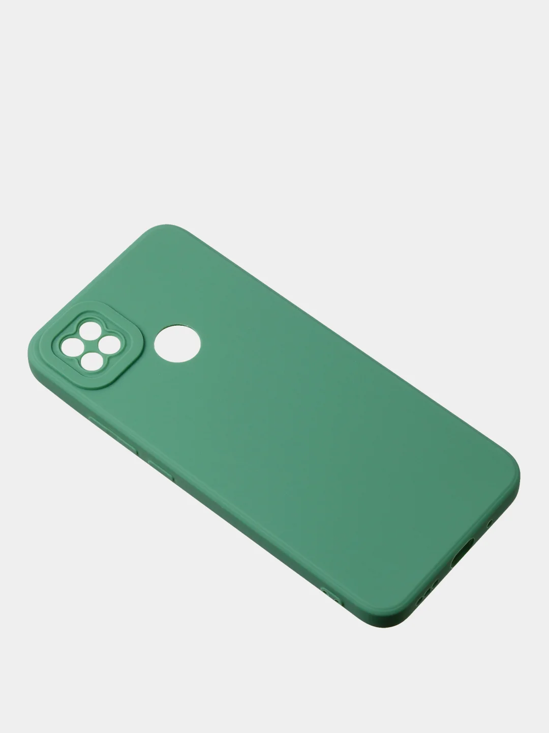 Зеленый чехол для Xiaomi Redmi 9C / Redmi 10A матовый с дополнительной защитой камеры