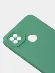 Зеленый чехол для Xiaomi Redmi 9C / Redmi 10A матовый с дополнительной защитой камеры