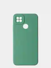 Зеленый чехол для Xiaomi Redmi 9C / Redmi 10A матовый с дополнительной защитой камеры