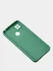 Зеленый чехол для Xiaomi Redmi 9C / Redmi 10A матовый с дополнительной защитой камеры