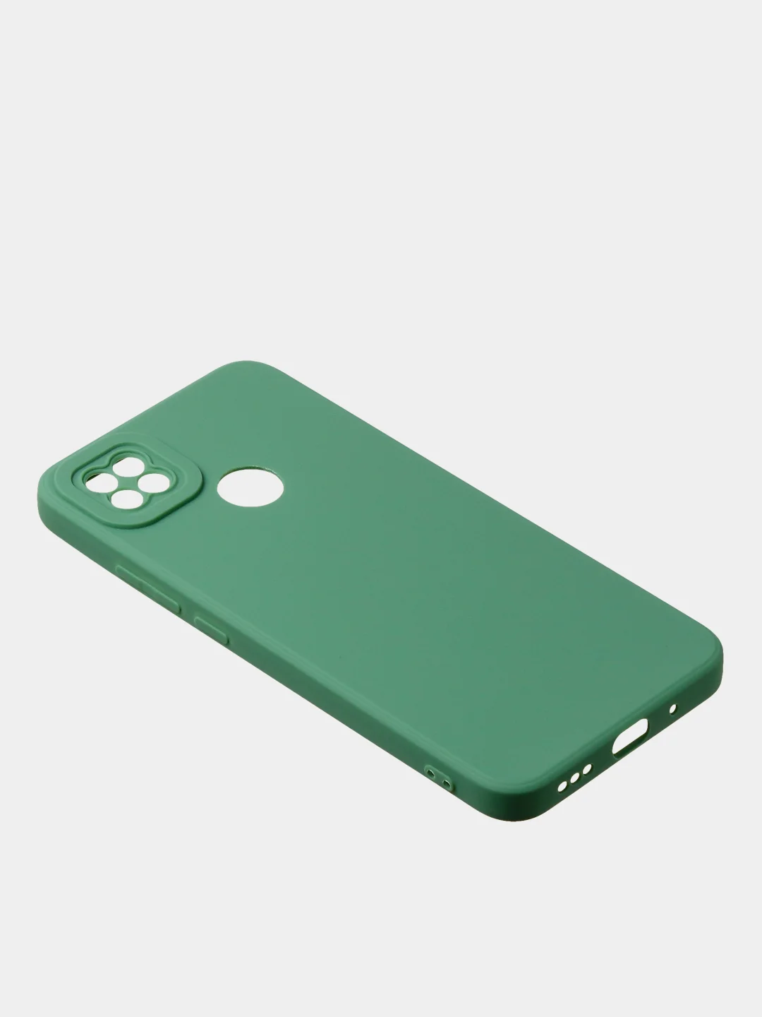Зеленый чехол для Xiaomi Redmi 9C / Redmi 10A матовый с дополнительной защитой камеры