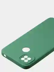 Зеленый чехол для Xiaomi Redmi 9C / Redmi 10A матовый с дополнительной защитой камеры