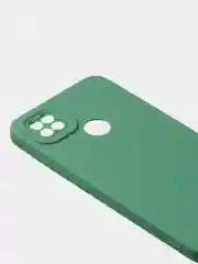 Зеленый чехол для Xiaomi Redmi 9C / Redmi 10A матовый с дополнительной защитой камеры