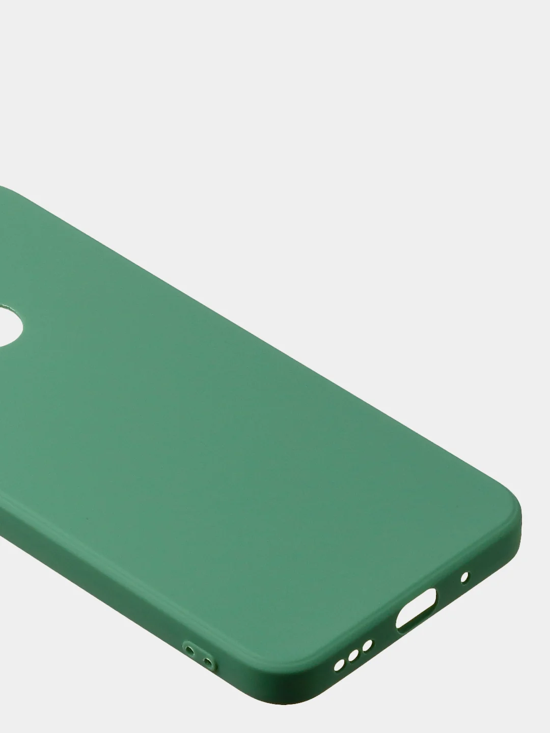 Зеленый чехол для Xiaomi Redmi 9C / Redmi 10A матовый с дополнительной защитой камеры