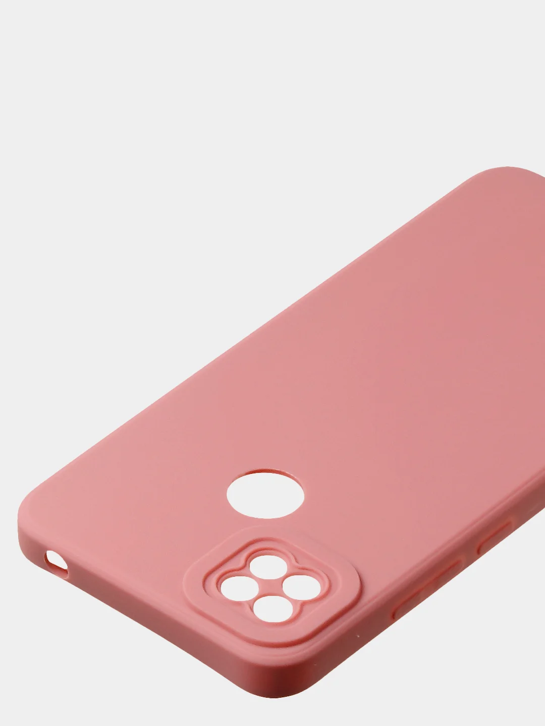 Пудровый чехол для Xiaomi Redmi 9C / Redmi 10A матовый с дополнительной защитой камеры