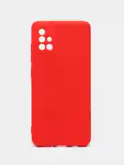 Алый чехол Samsung Galaxy A51, Самсунг Галакси А51 силиконовый Silicone Cover