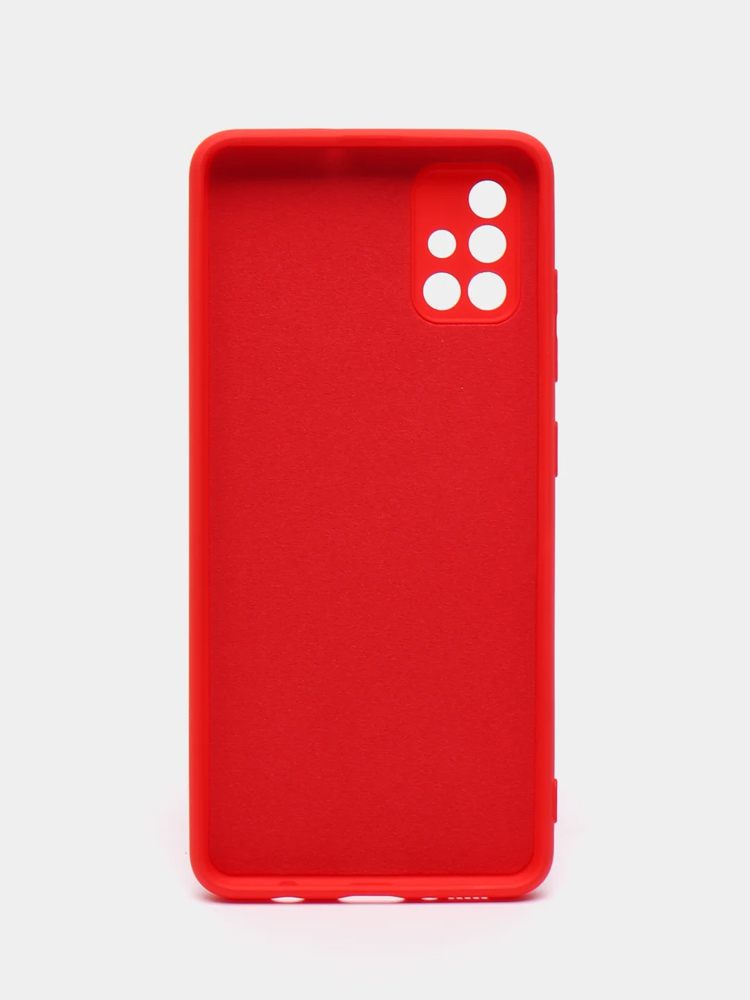 Алый чехол Samsung Galaxy A51, Самсунг Галакси А51 силиконовый Silicone Cover