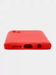 Алый чехол Samsung Galaxy A51, Самсунг Галакси А51 силиконовый Silicone Cover