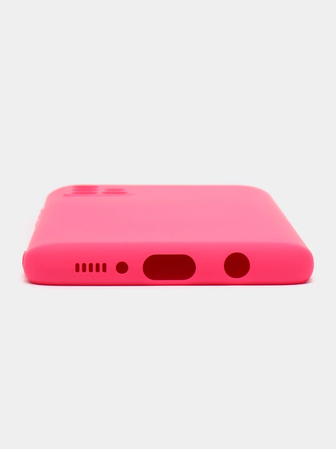 Тёмно-розовый чехол Samsung Galaxy A51, Самсунг Галакси А51 силиконовый Silicone Cover