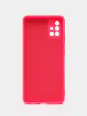 Тёмно-розовый чехол Samsung Galaxy A51, Самсунг Галакси А51 силиконовый Silicone Cover