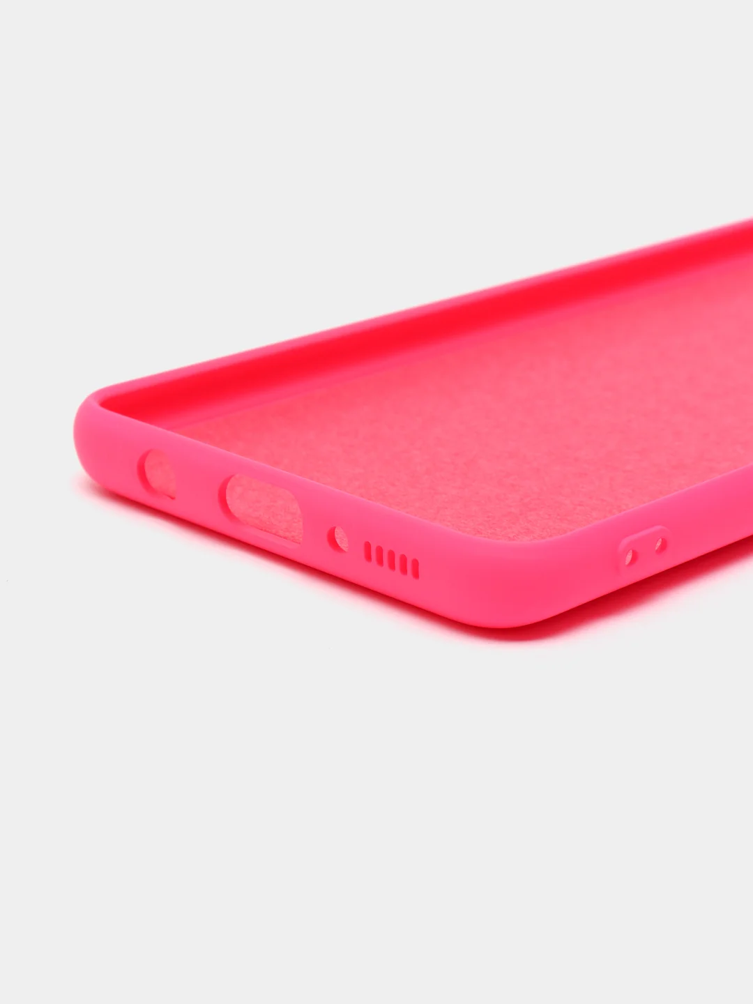Тёмно-розовый чехол Samsung Galaxy A51, Самсунг Галакси А51 силиконовый Silicone Cover