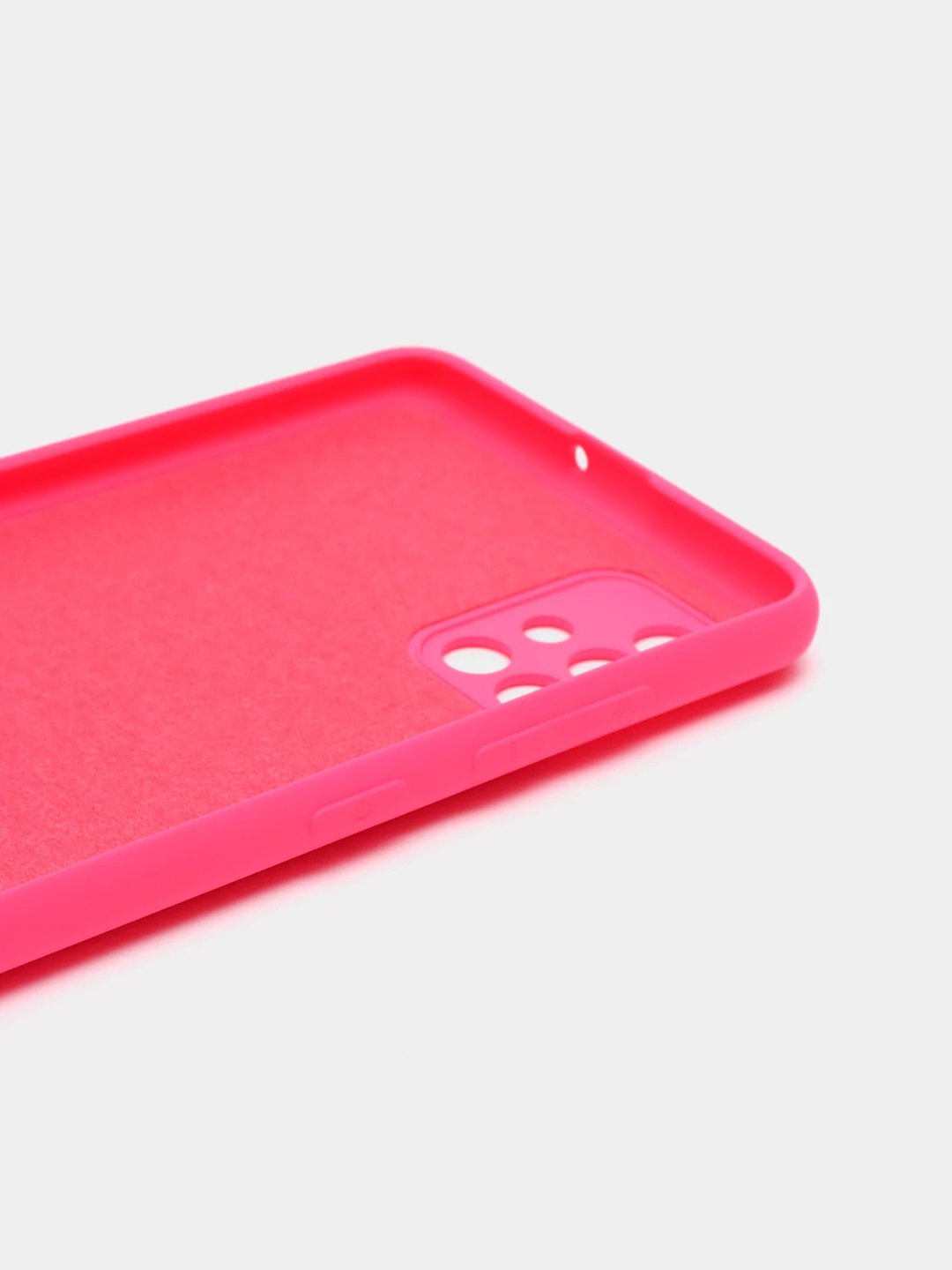 Тёмно-розовый чехол Samsung Galaxy A51, Самсунг Галакси А51 силиконовый Silicone Cover