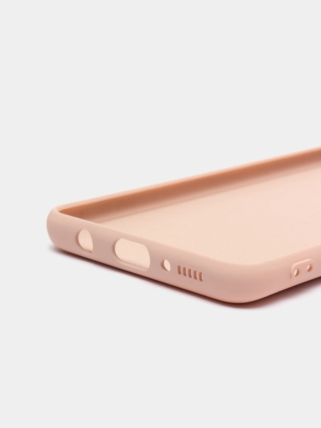 Бежевый чехол Samsung Galaxy A51, Самсунг Галакси А51 силиконовый Silicone Cover